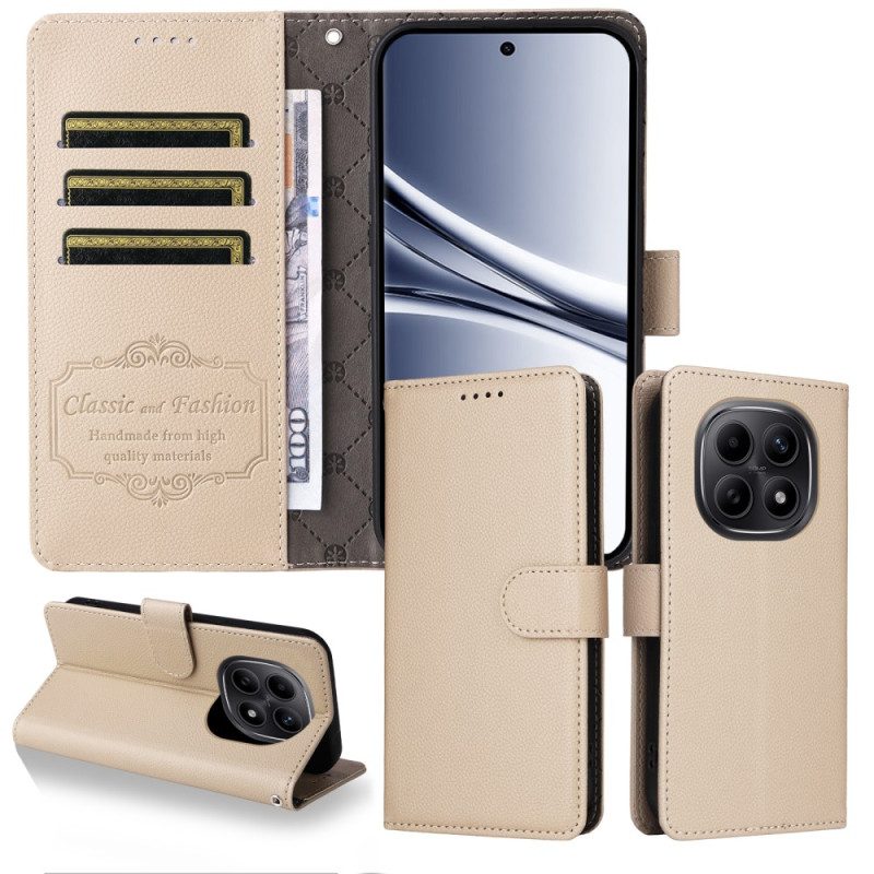 Lederhüllen Für Xiaomi Redmi Note 15 5g Rfid-schutz Und Tragegurt