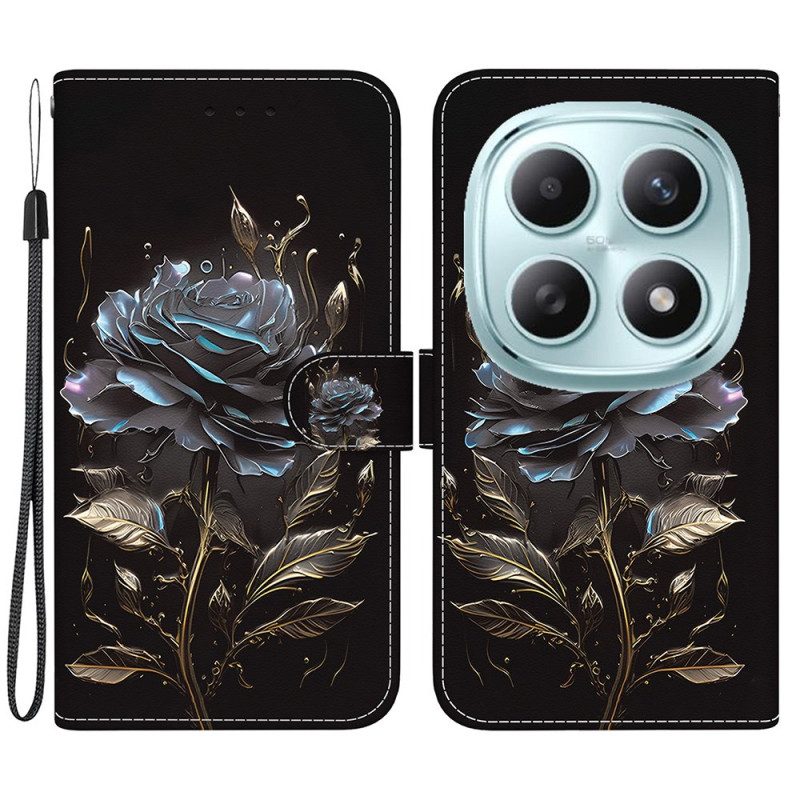 Lederhüllen Für Xiaomi Redmi Note 15 5g Schwarze Rose