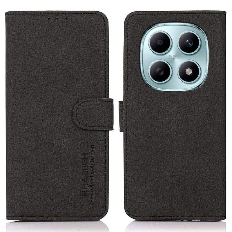 Lederhüllen Für Xiaomi Redmi Note 15 5g Unifarbenes Khazneh-leder