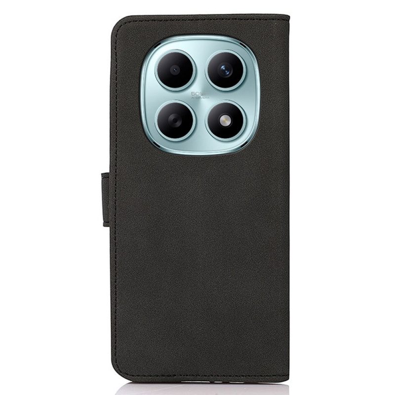 Lederhüllen Für Xiaomi Redmi Note 15 5g Unifarbenes Khazneh-leder