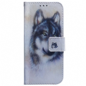 Lederhüllen Xiaomi Redmi Note 15 5g Aquarellwolf