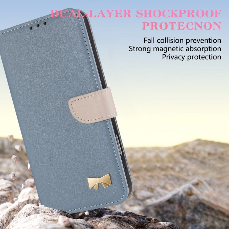 Lederhüllen Xiaomi Redmi Note 15 5g Dekorativer Knoten