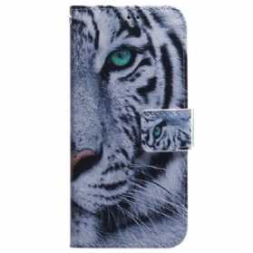 Lederhüllen Xiaomi Redmi Note 15 5g Handyhülle Weißer Tiger