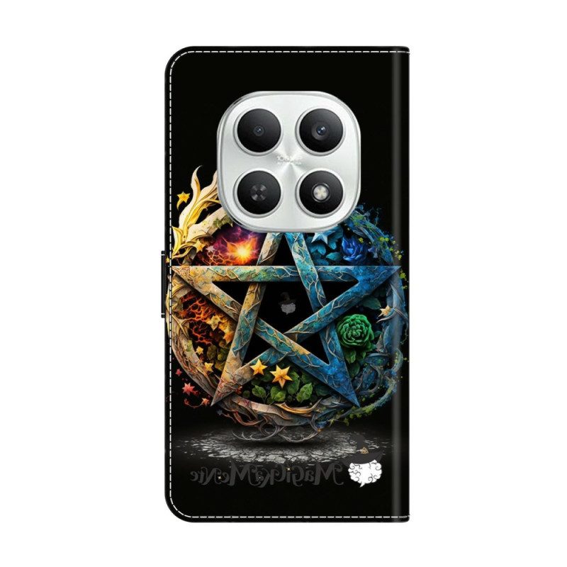 Lederhüllen Xiaomi Redmi Note 15 5g Pentagramm