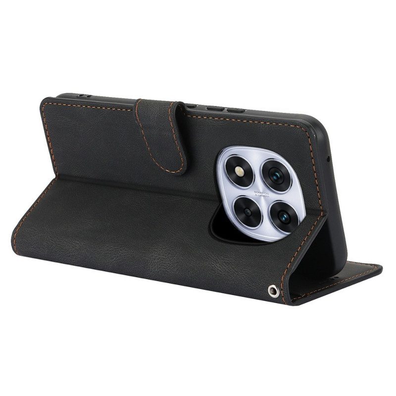 Lederhüllen Xiaomi Redmi Note 15 5g Retro-wildleder-effekt