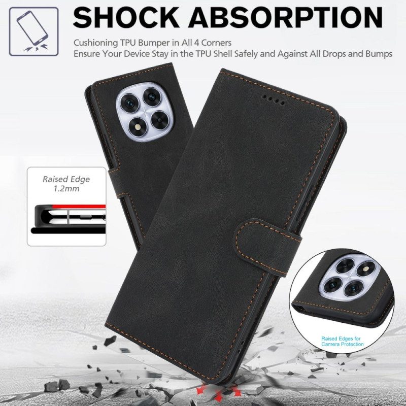 Lederhüllen Xiaomi Redmi Note 15 5g Retro-wildleder-effekt