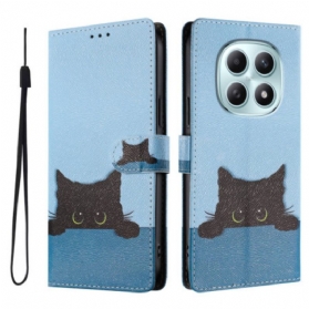 Lederhüllen Xiaomi Redmi Note 15 5g Schwarze Katze