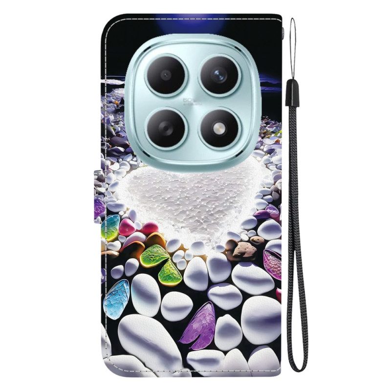 Lederhüllen Xiaomi Redmi Note 15 5g Weißes Herz