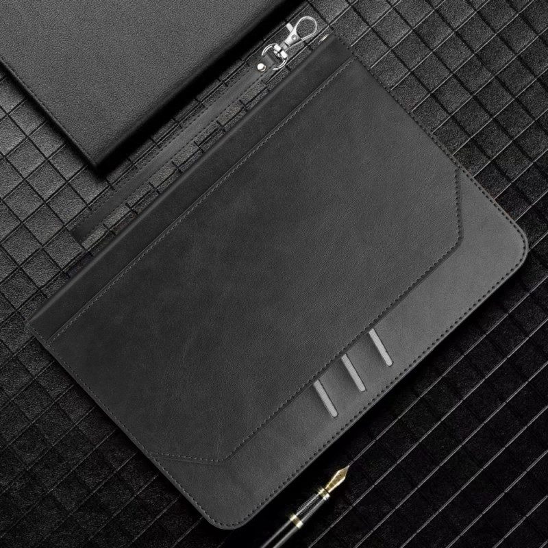Case Für iPad (2025) Brieftasche Und Freihändiger Ständer