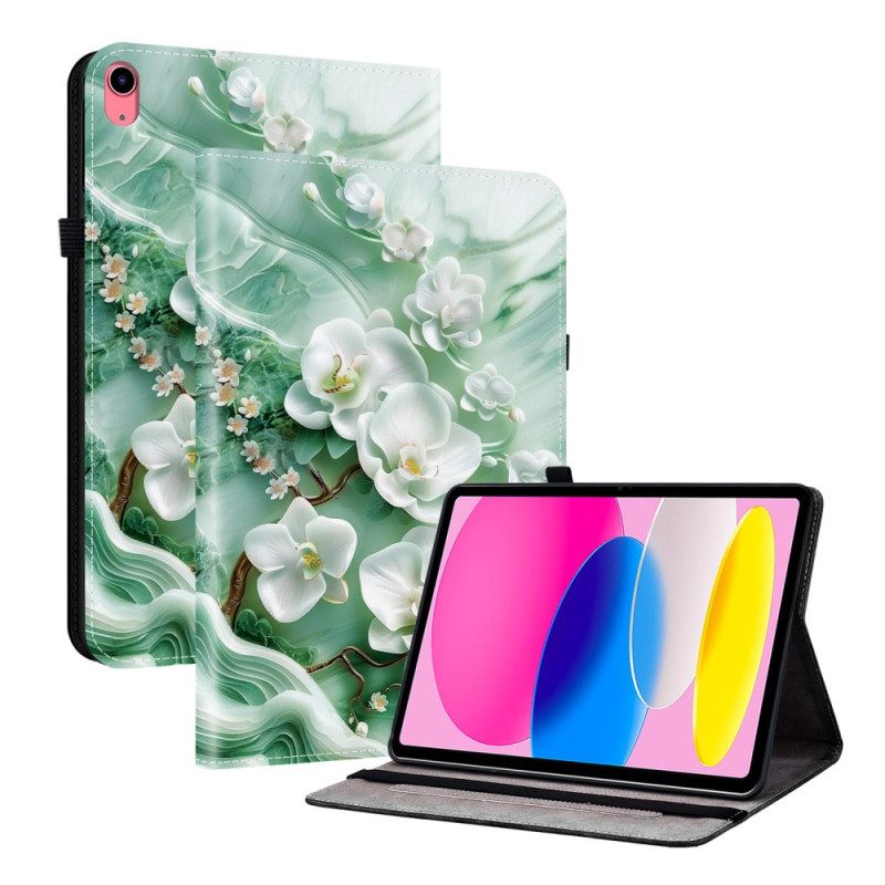 Case Für iPad (2025) Jadeblüten
