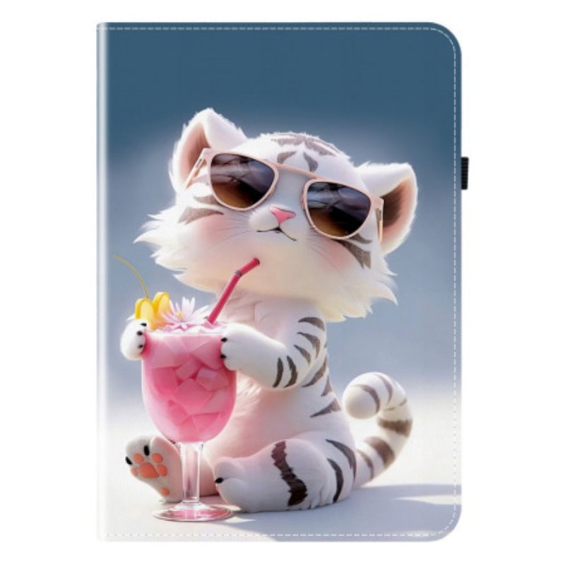 Case iPad (2025) Cartoon-tiger