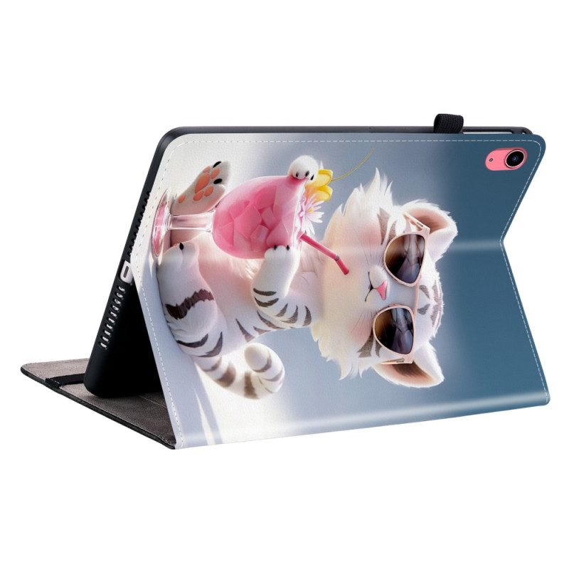 Case iPad (2025) Cartoon-tiger