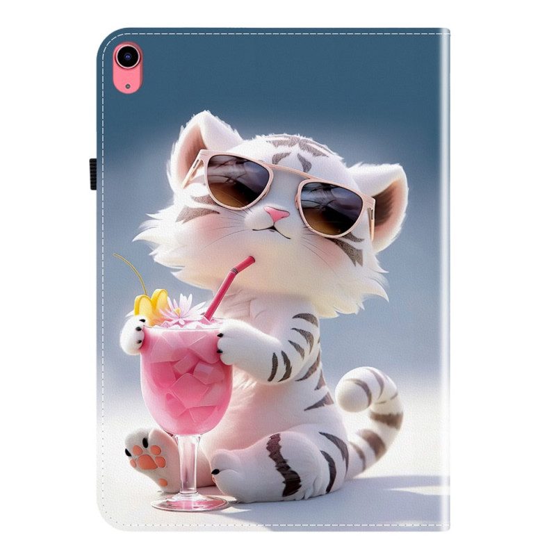 Case iPad (2025) Cartoon-tiger