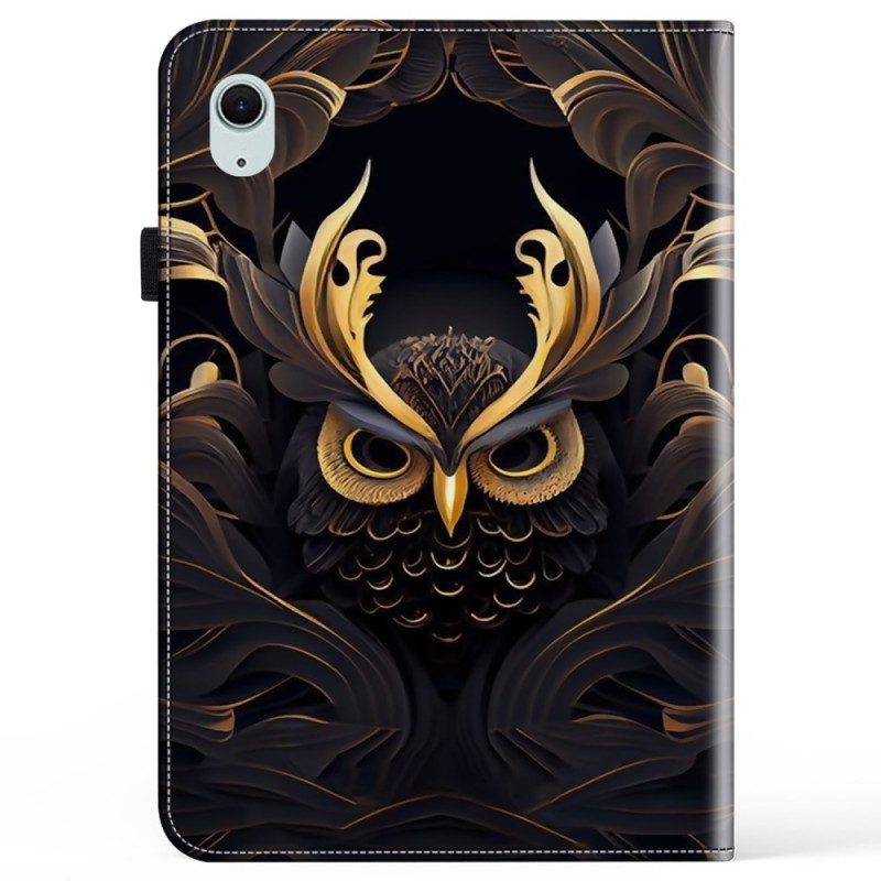 Case iPad (2025) Goldene Eule