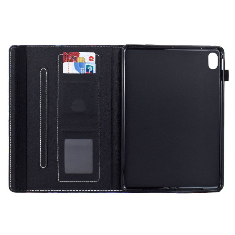 Case iPad (2025) Handyhülle Blumen Und Schmetterlinge