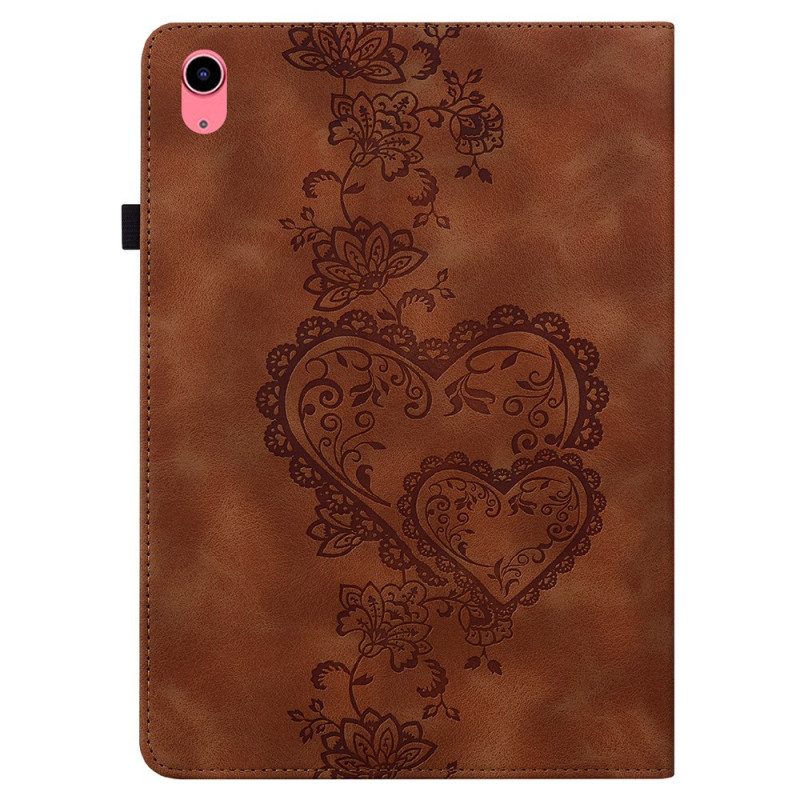 Case iPad (2025) Handyhülle Herzen Mit Stifthalter