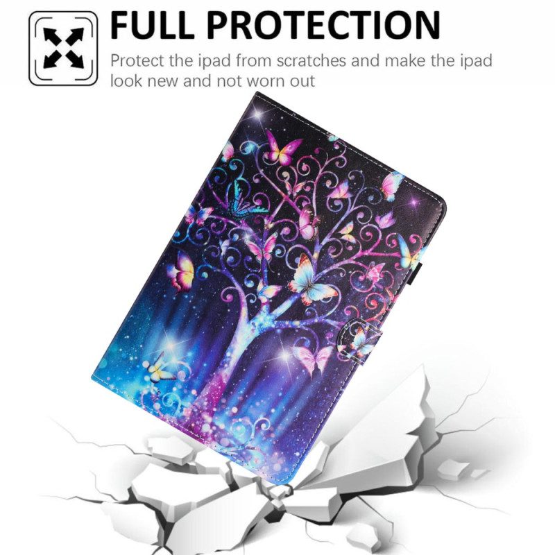 Case iPad (2025) Handyhülle Meteor-schmetterlinge