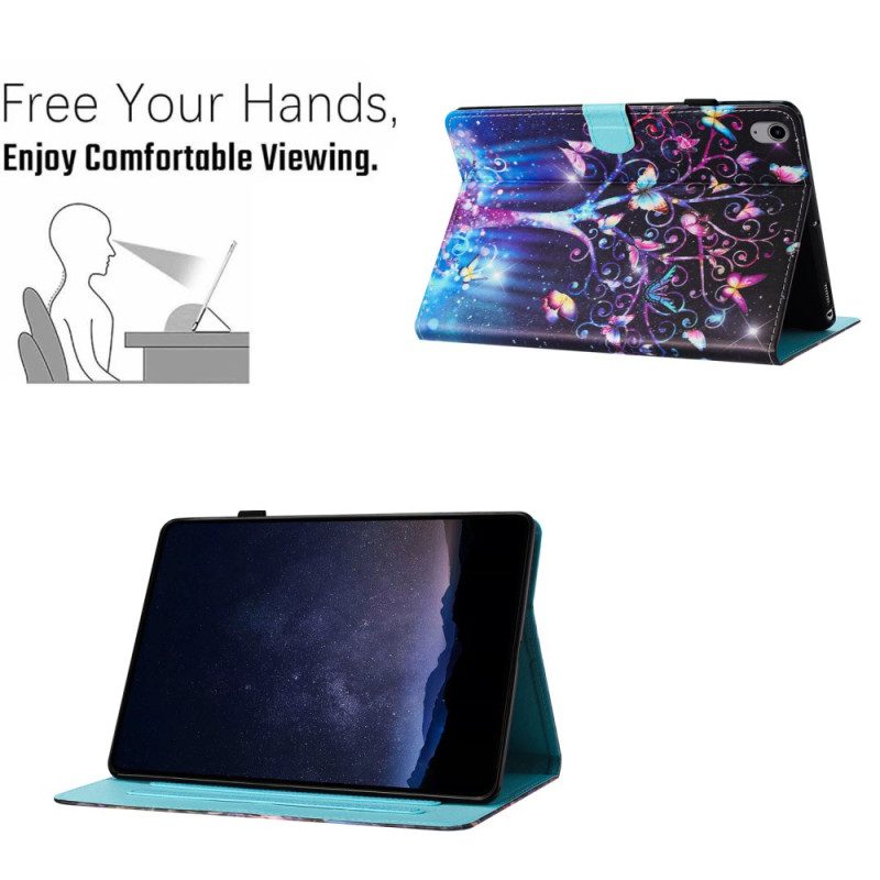 Case iPad (2025) Handyhülle Meteor-schmetterlinge