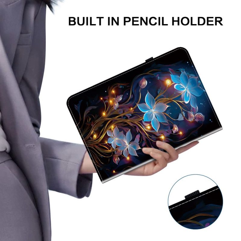 Case iPad (2025) Kleine Blumen