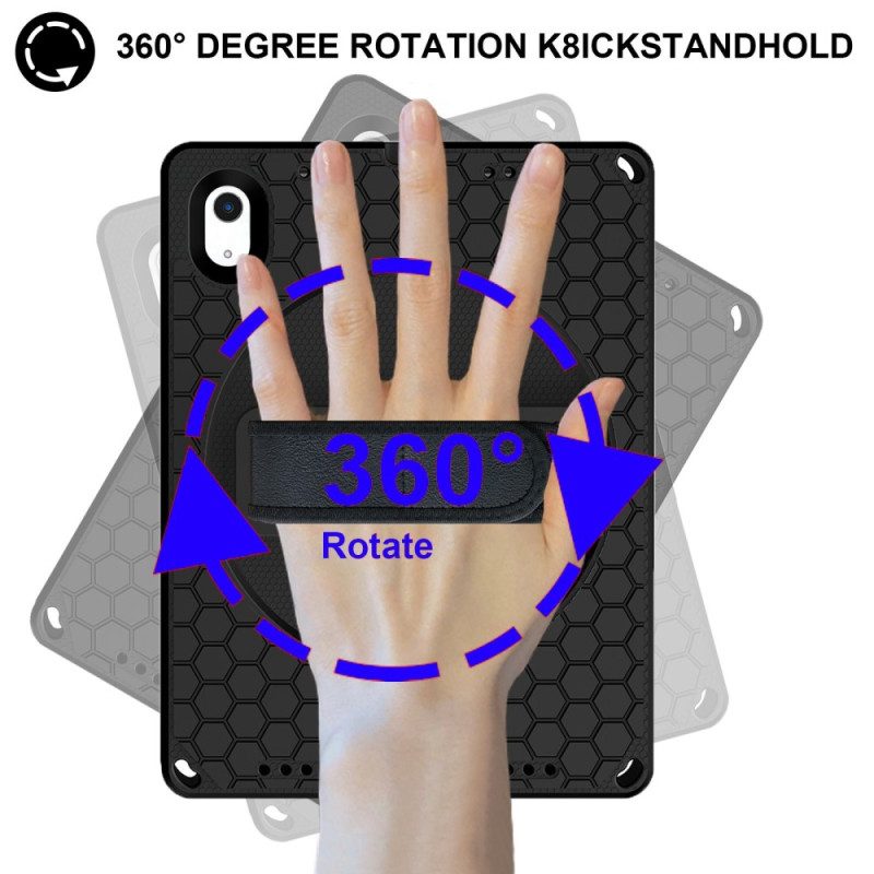 Hülle Für iPad (2025) Eva Mit Gurt Ständer Und Schultergurt