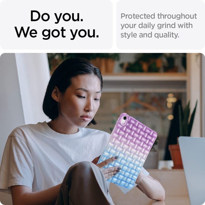 Hülle Für iPad (2025) Geflochtenes Muster