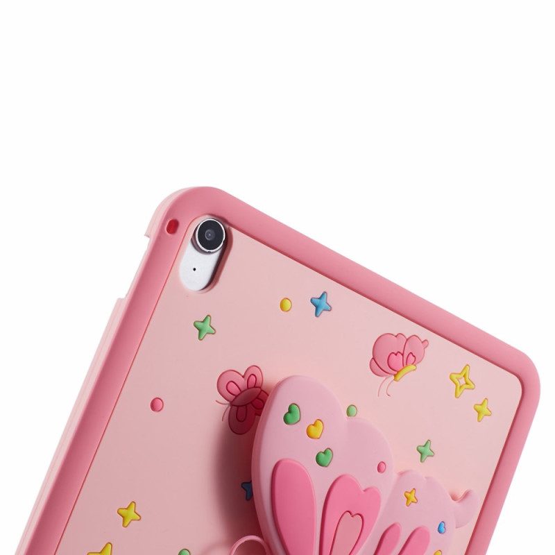 Hülle iPad (2025) Faltbarer Schmetterlingsständer