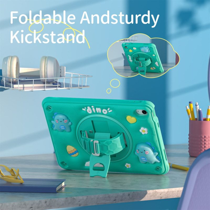 Hülle iPad (2025) Handyhülle Dinosaurier-griff Und Ständer Für Kinder