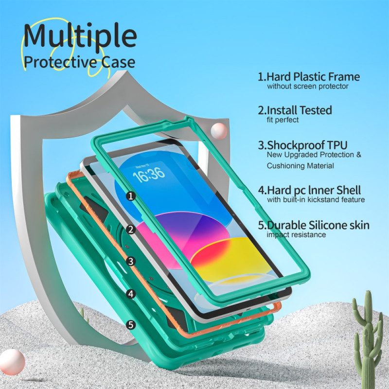 Hülle iPad (2025) Handyhülle Dinosaurier-griff Und Ständer Für Kinder