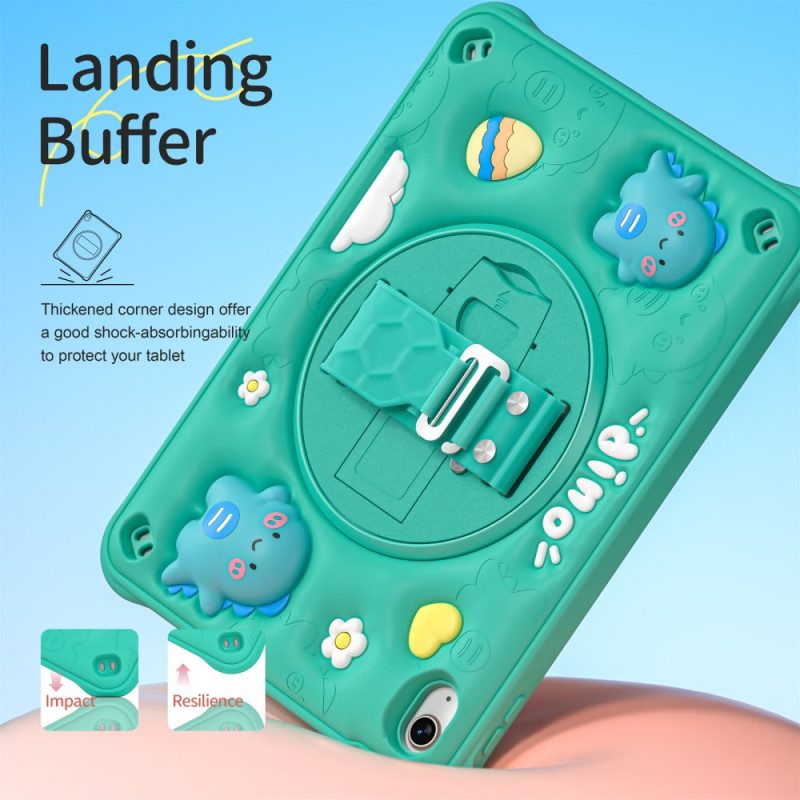 Hülle iPad (2025) Handyhülle Dinosaurier-griff Und Ständer Für Kinder