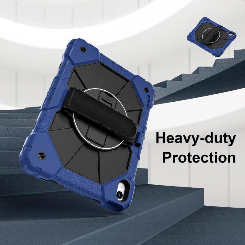 Hülle iPad (2025) Handyhülle Extrem Widerstandsfähig Mit Gurt