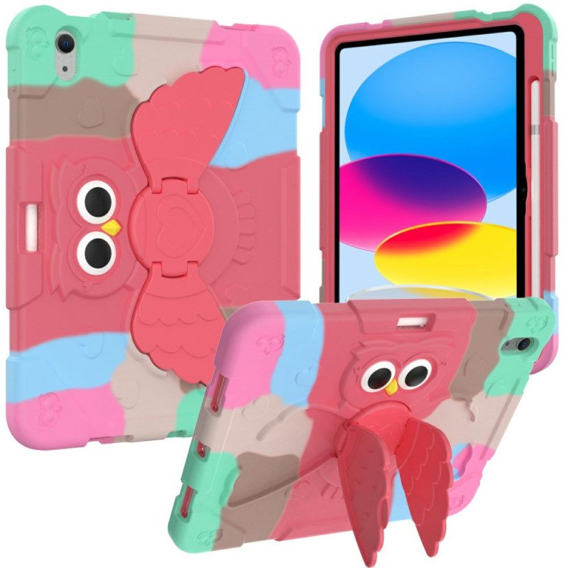 Hülle iPad (2025) Handyhülle Schmetterlings-drehständer Mit Farbverlauf Für Kinder