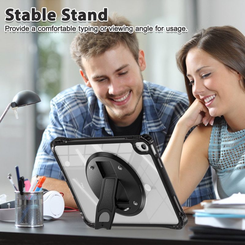 Hülle iPad (2025) Handyhülle Transparenter Integrierter Ständer