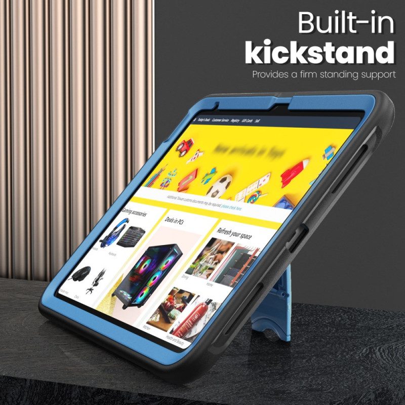Hülle iPad (2025) Integrierter Ständer Und Gurt