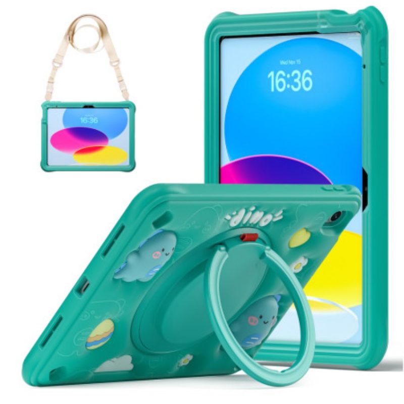 Hülle iPad (2025) Mehrlagig Mit Schultergurt