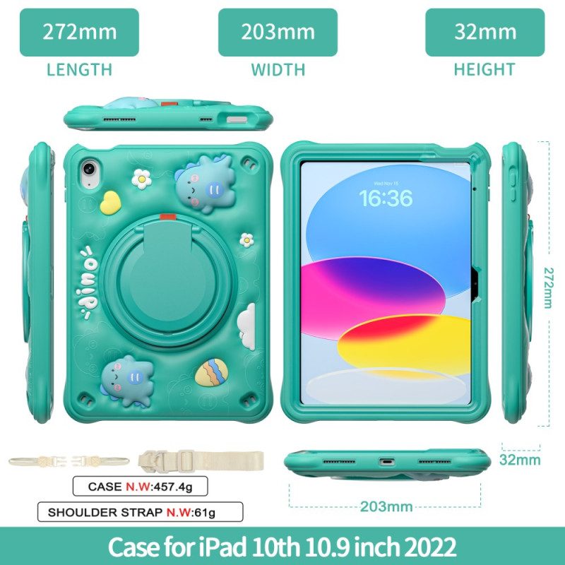 Hülle iPad (2025) Mehrlagig Mit Schultergurt