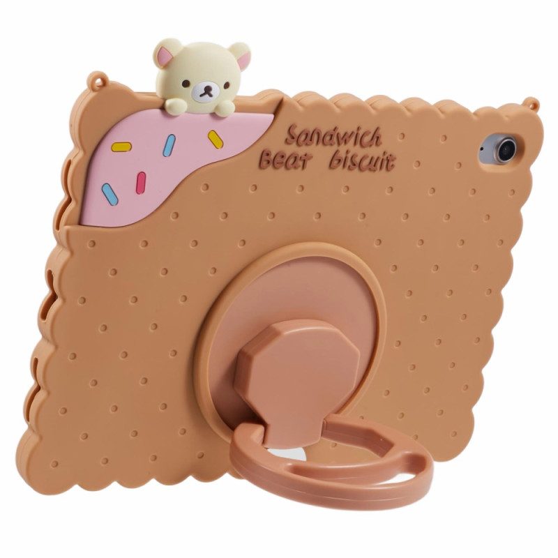 Hülle iPad (2025) Schultergurt Im Biscuit-design Armband