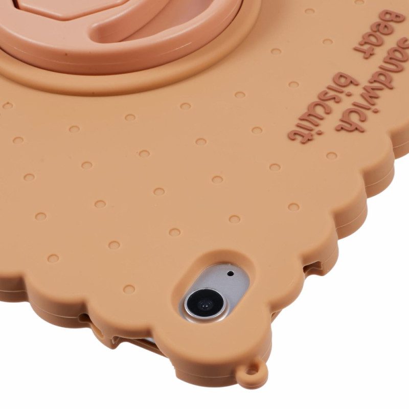 Hülle iPad (2025) Schultergurt Im Biscuit-design Armband