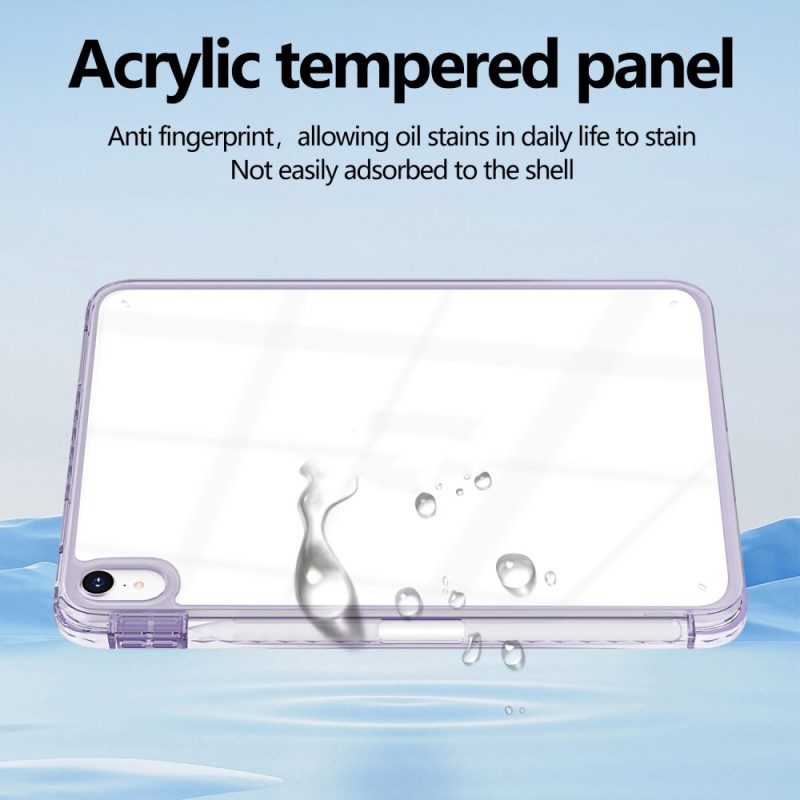 Hülle iPad (2025) Transparenter Stifthalter