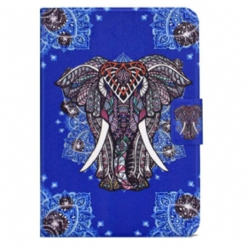 Lederhüllen Für iPad (2025) Elefantenmotiv