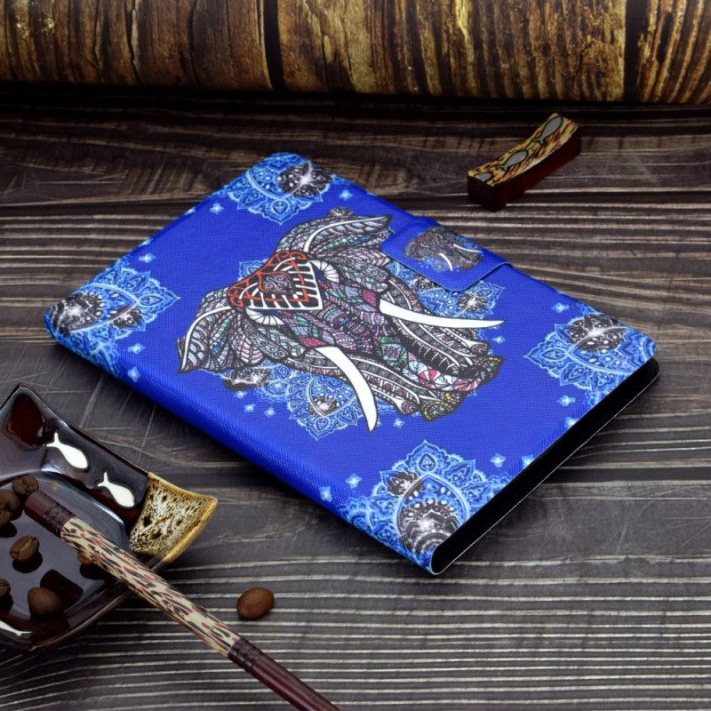 Lederhüllen Für iPad (2025) Elefantenmotiv