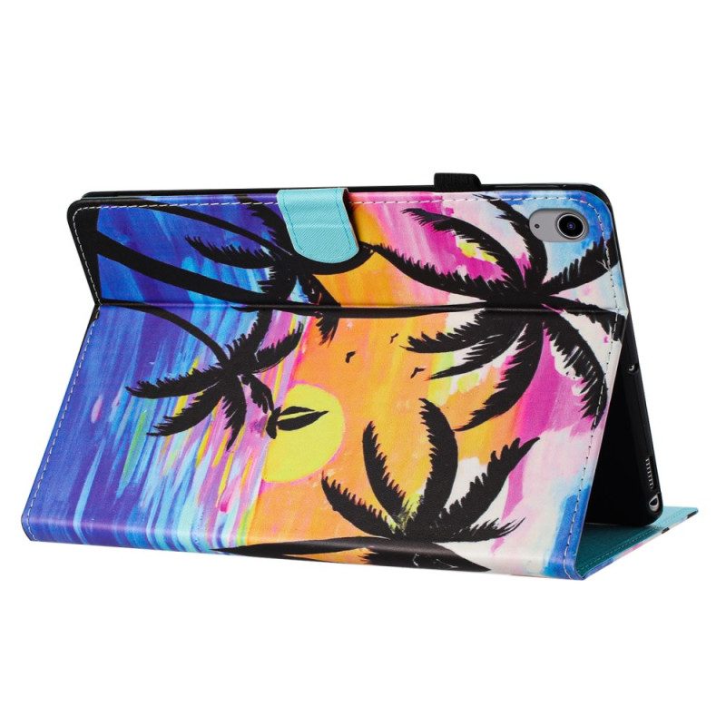 Lederhüllen Für iPad (2025) Kokospalmen