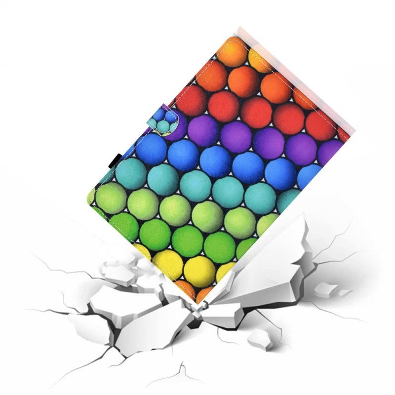 Lederhüllen iPad (2025) Handyhülle Geometrisches Design