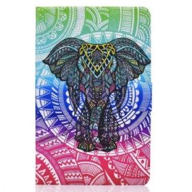 Lederhüllen iPad (2025) Indischer Elefant