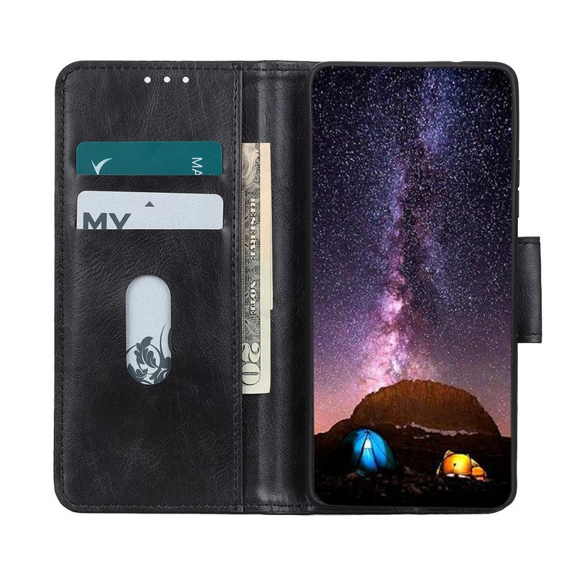 Flip Case Für Moto G41 / G31 Wendeverschluss In Lederoptik