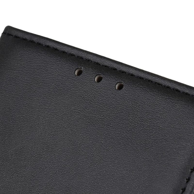 Lederhüllen Für Moto G41 / G31 Matter Retro-ledereffekt