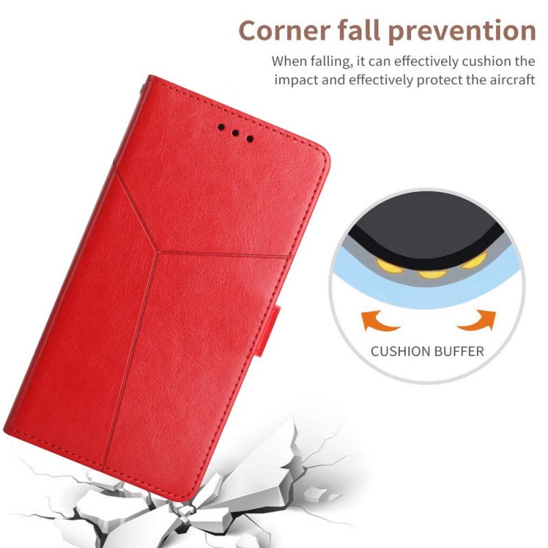 Lederhüllen Für Moto G41 / G31 Stil Leder Geo Y Design