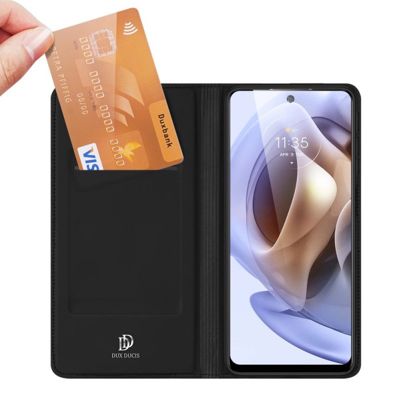 Schutzhülle Für Moto G41 / G31 Flip Case Skin Pro Dux Ducis