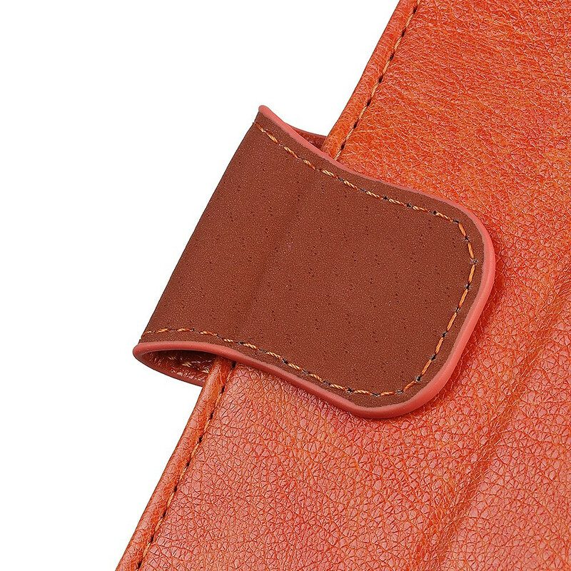 Flip Case Für Samsung Galaxy A51 Gespaltenes Nappaleder