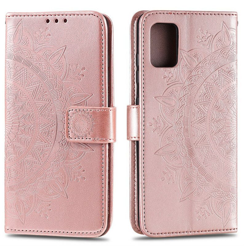 Flip Case Für Samsung Galaxy A51 Sonnenmandala