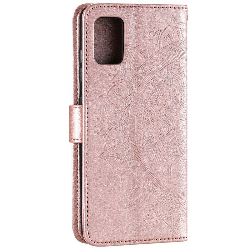 Flip Case Für Samsung Galaxy A51 Sonnenmandala